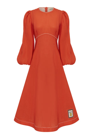 Contessa Long Sleeve Midi Dress- Preorder Dresses Alèmais