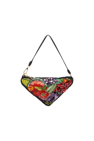 Mercado Triangle Beaded Clutch- Preorder bag Alèmais