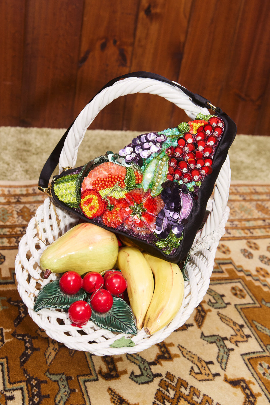 Mercado Triangle Beaded Clutch- Preorder bag Alèmais