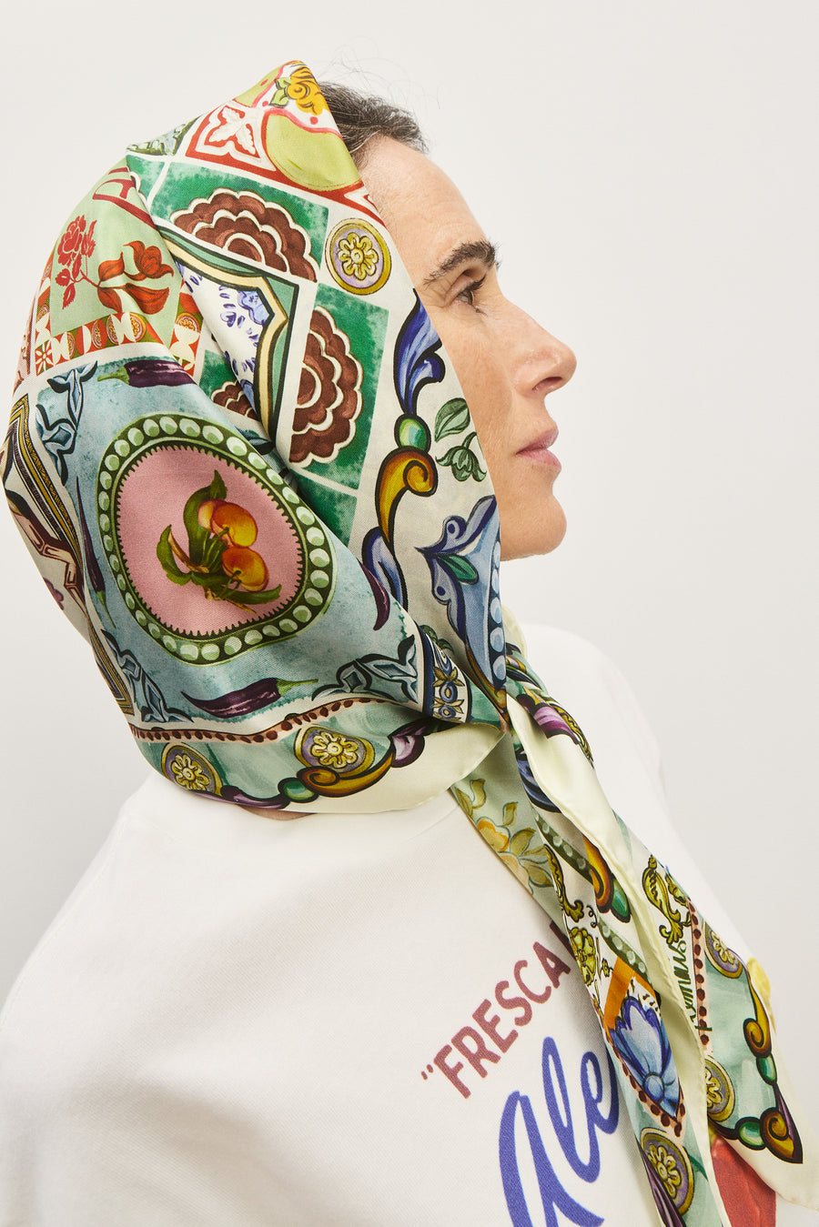 Tommasina Silk Scarf- Preorder scarf Alèmais