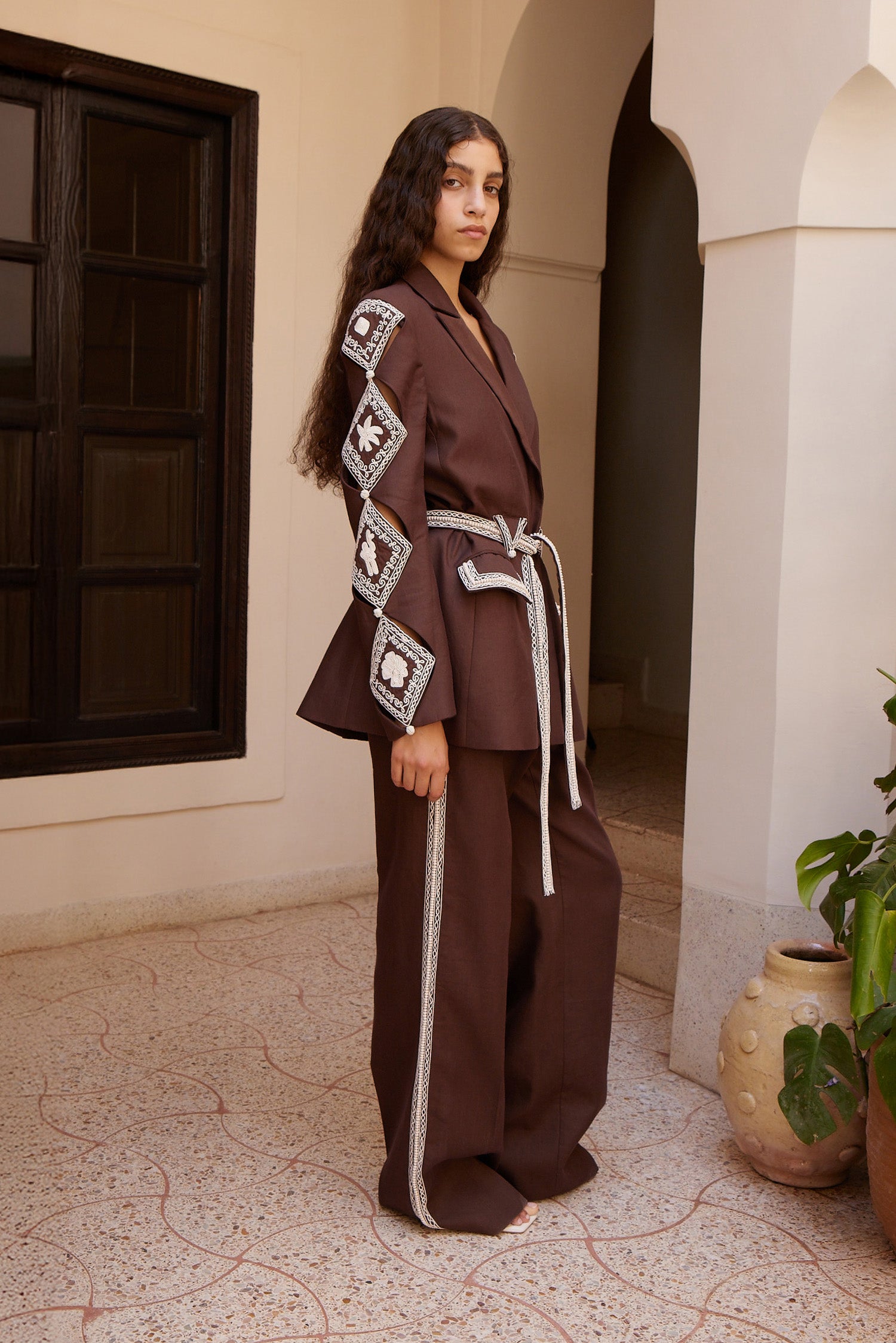 Leandra Corded Blazer Blazer ALEMAIS