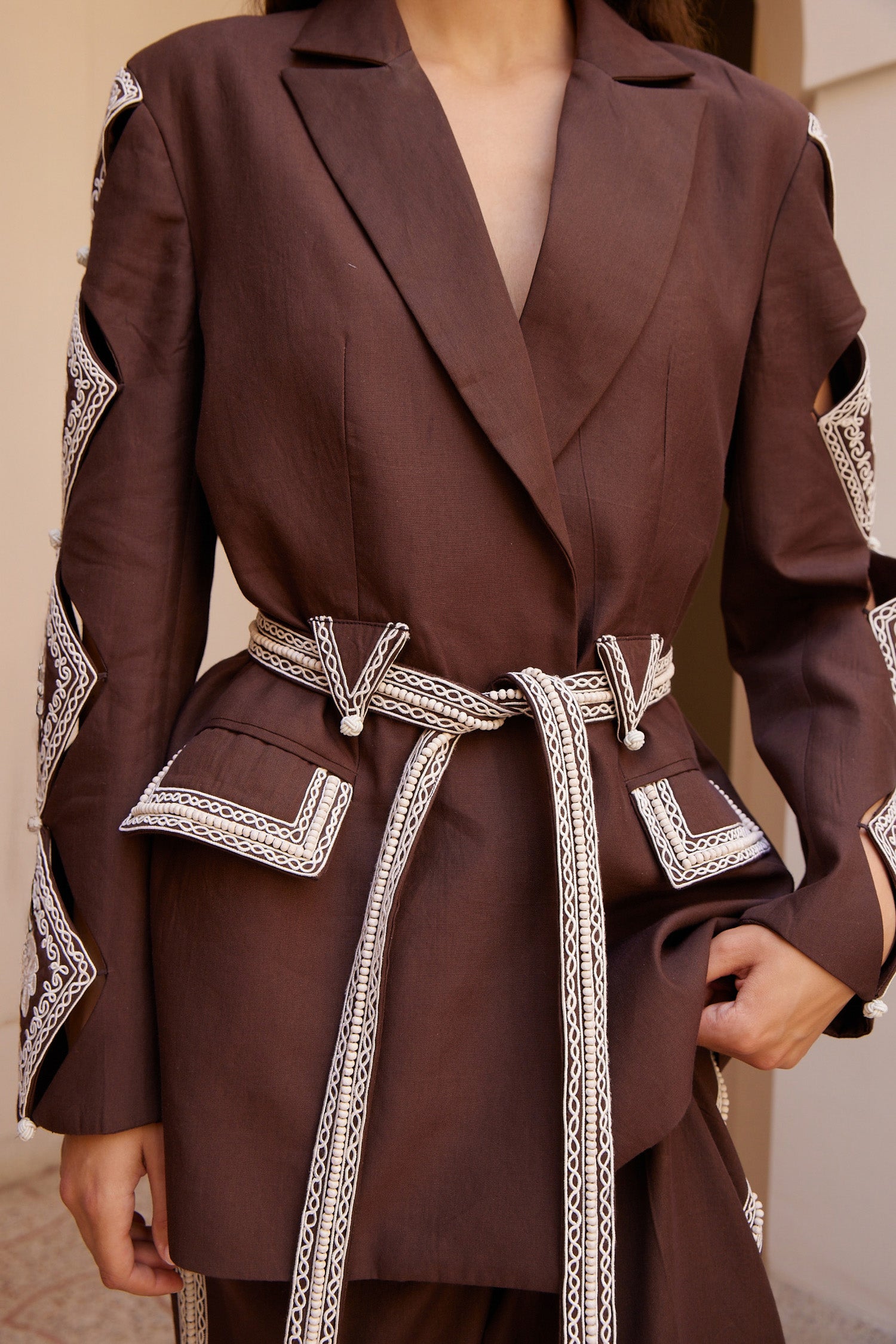 Leandra Corded Blazer Blazer ALEMAIS