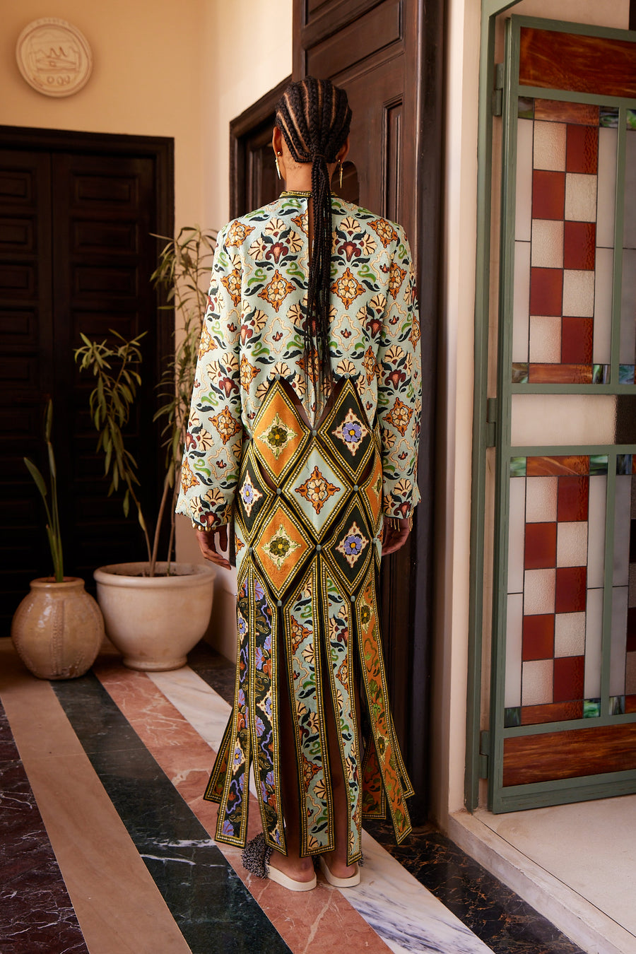 Cece Spliced Midi Dress Dresses Alèmais