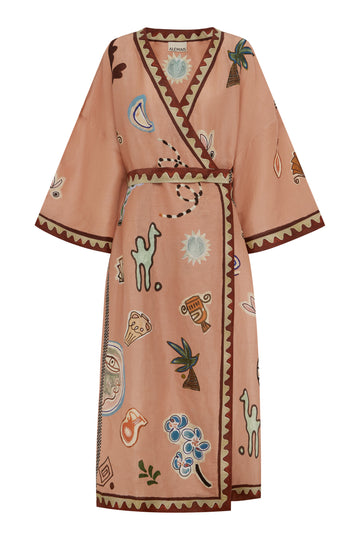 Laurence Wrap Midi Dress Dresses Alèmais