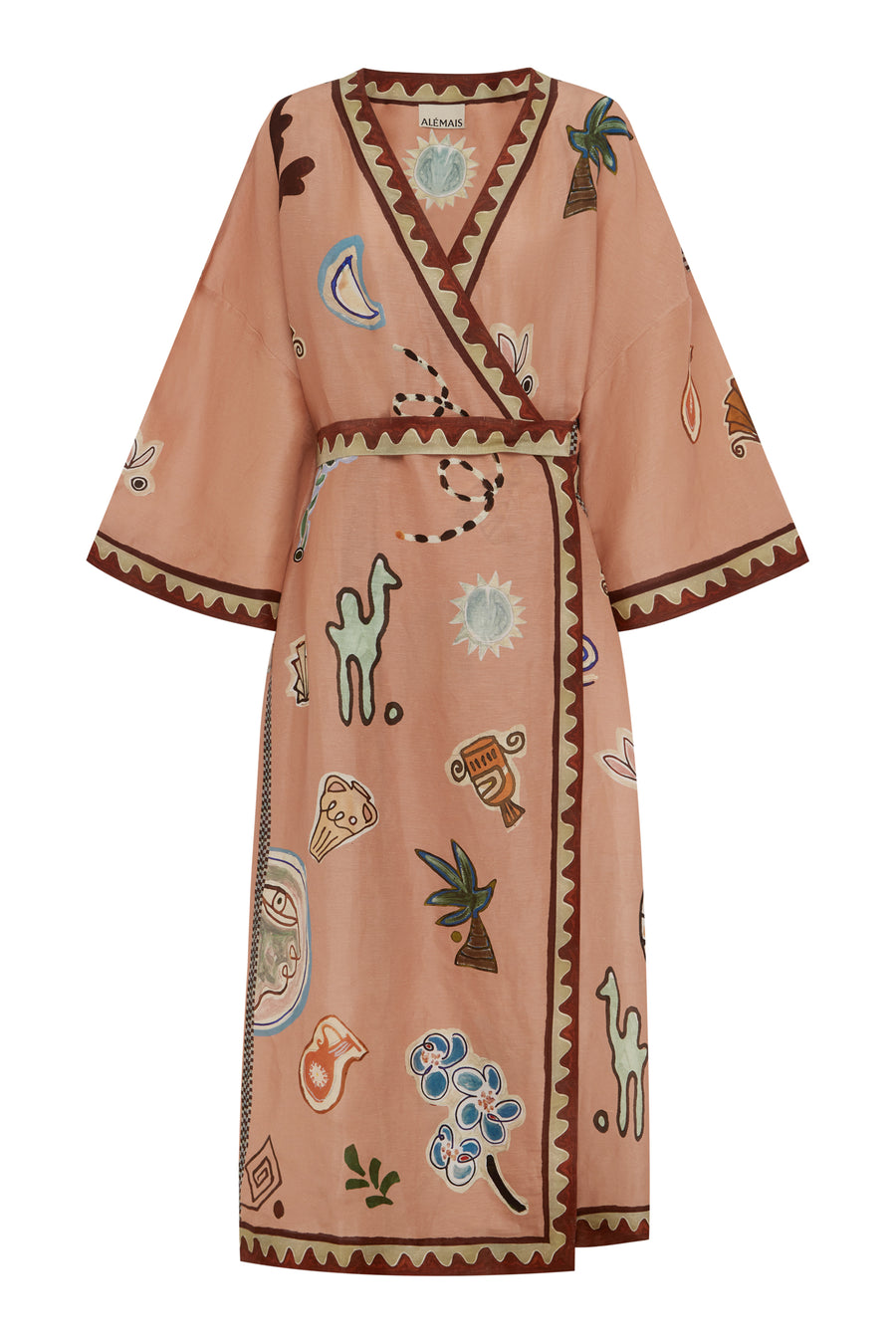 Laurence Wrap Midi Dress Dresses Alèmais