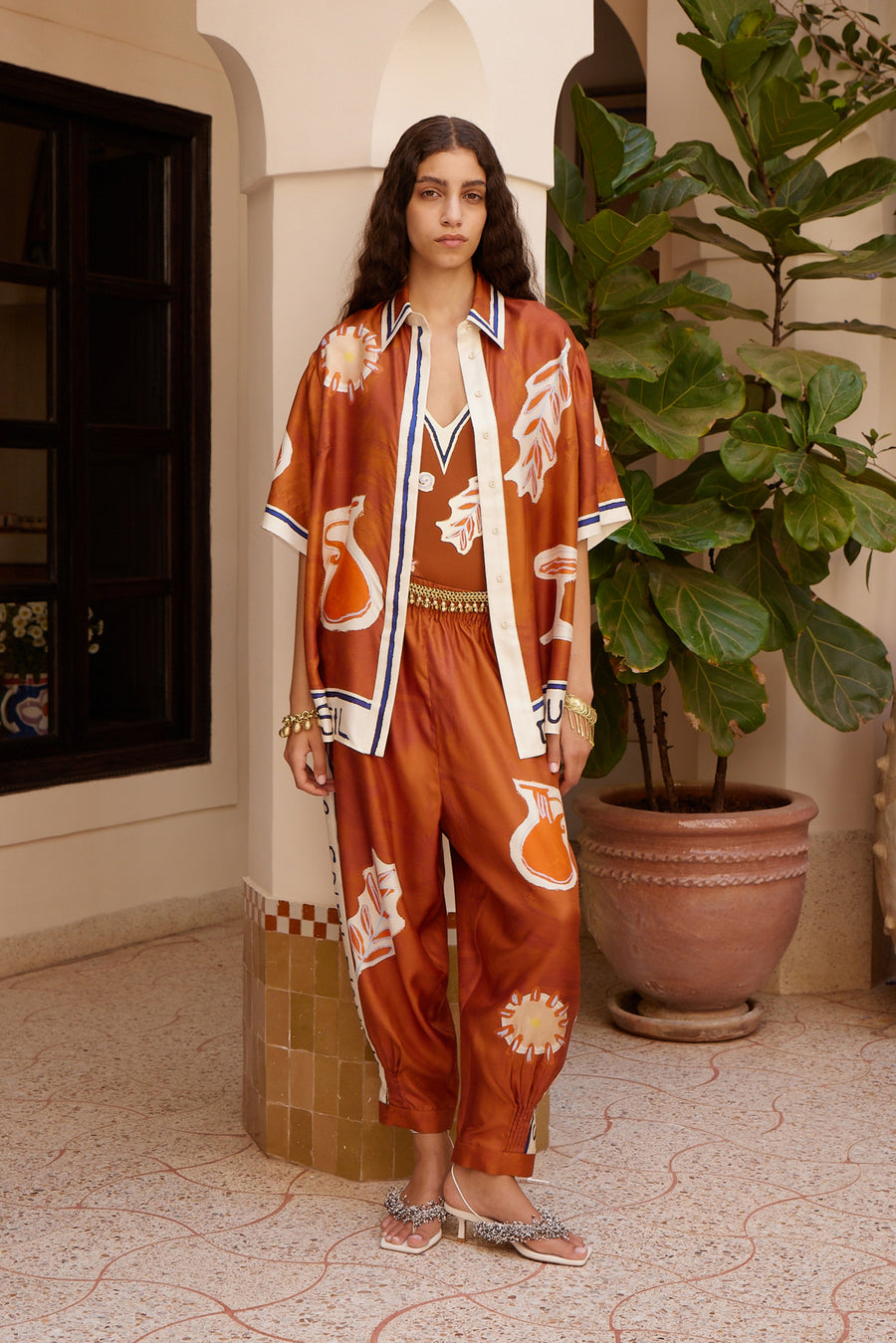 Soleil D'amour Silk Shirt- Preorder shirt Alèmais