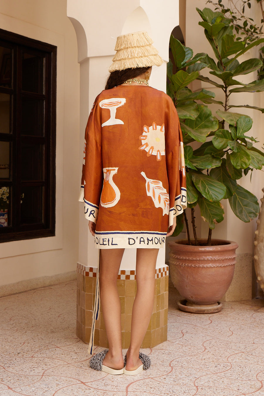 Soleil D'amour Wrap Mini Dress Dresses Alèmais