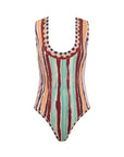 Michelle Scoop Neck One Piece swim Alèmais