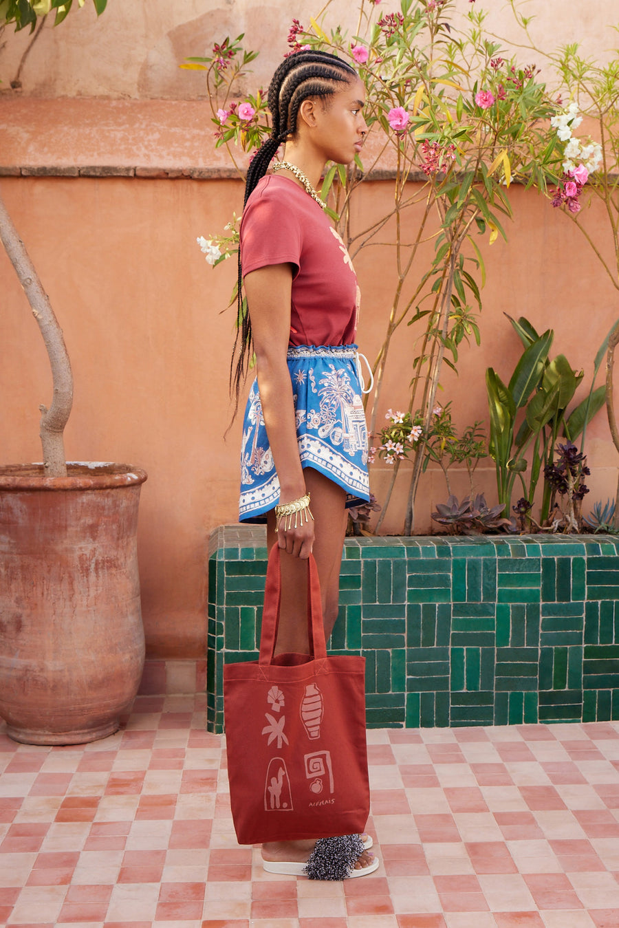 Laurence Chenille Fitted Tee shirt Alèmais