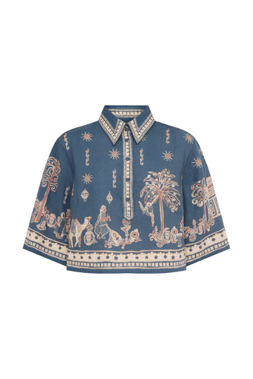 Acacia Cropped Shirt- Preorder shirt Alèmais