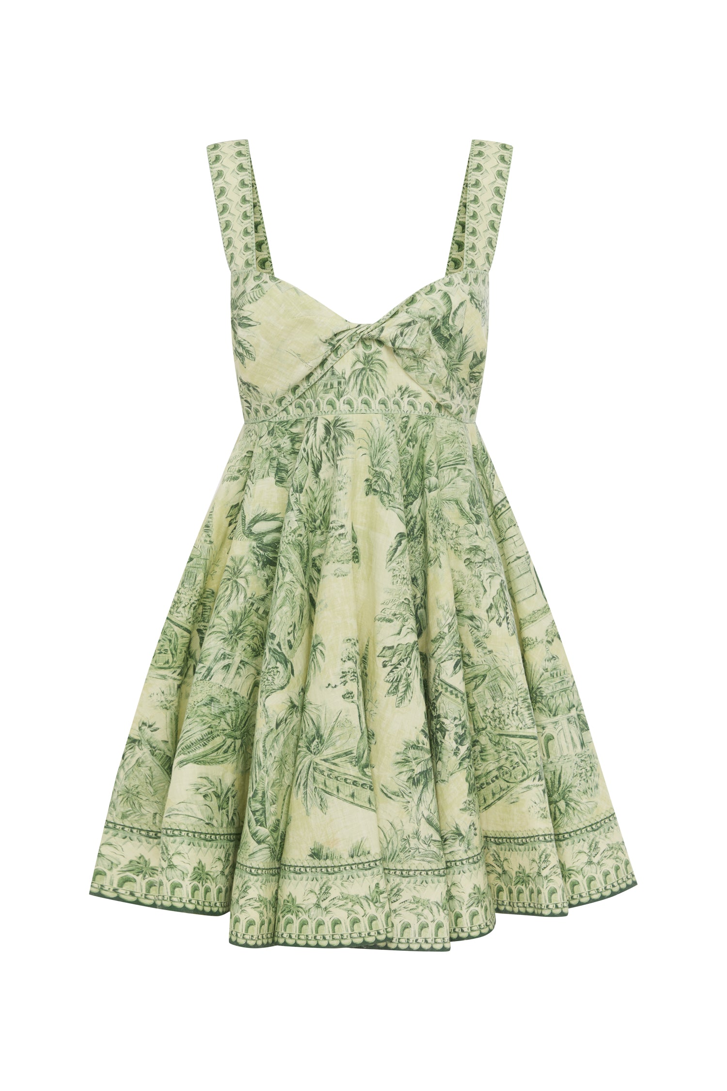 Sara Mini Twist Sundress Dresses ALEMAIS