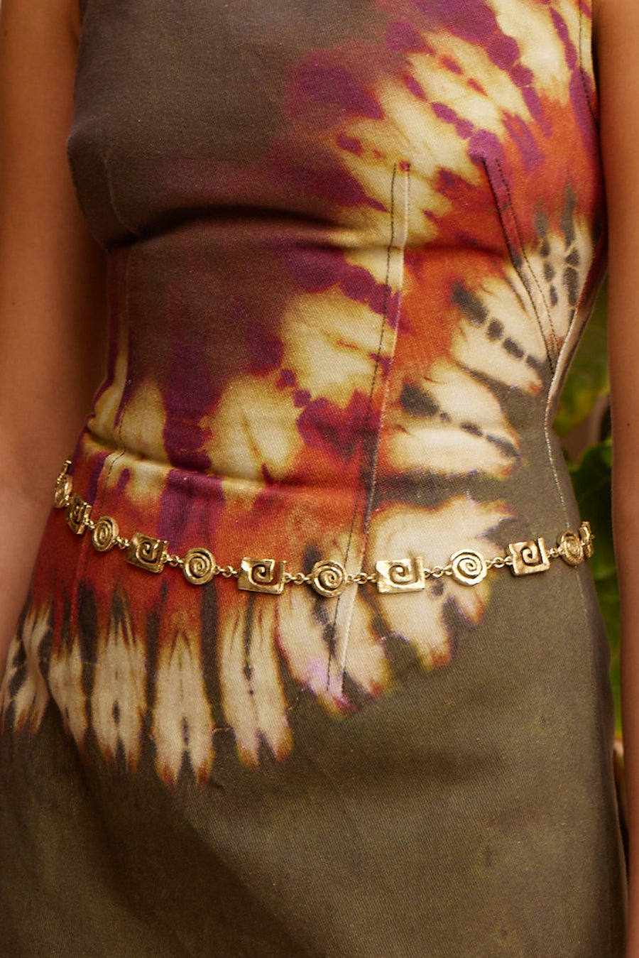 Marilyn Denim Mini Dress Dresses ALEMAIS