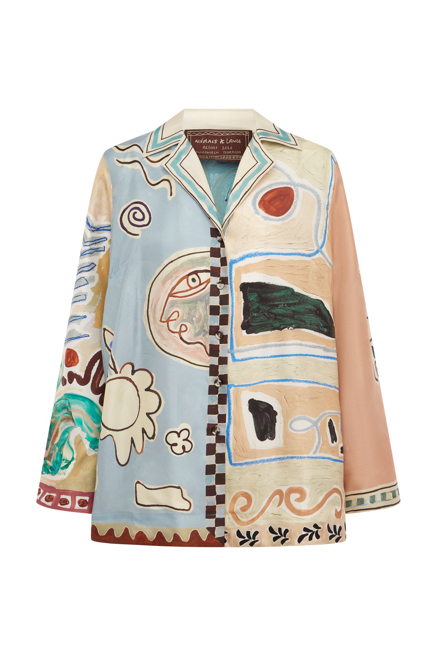 Michelle Silk Shirt shirt Alèmais