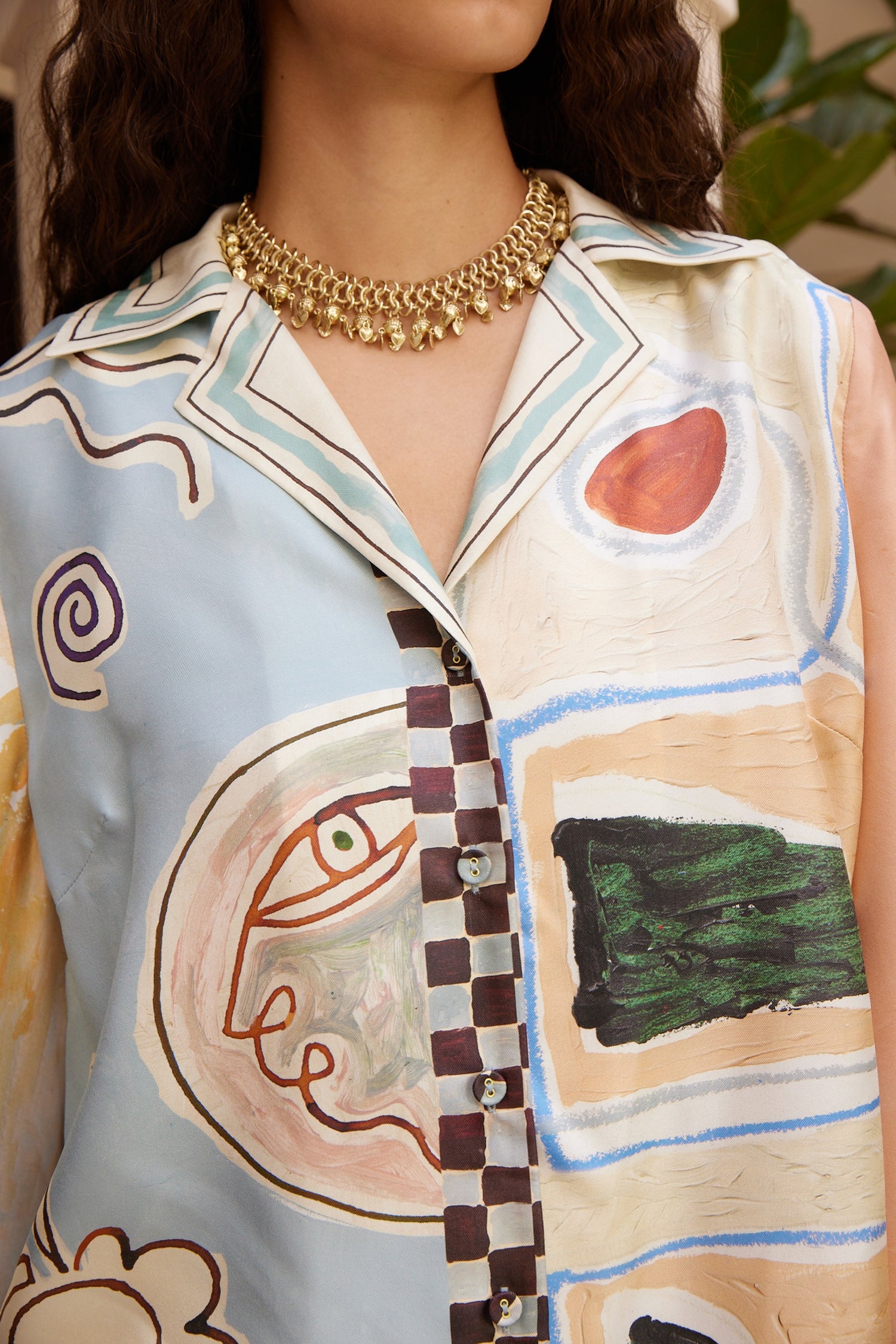 Michelle Silk Shirt shirt Alèmais