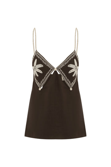 Leandra Corded Cami Top shirt Alèmais