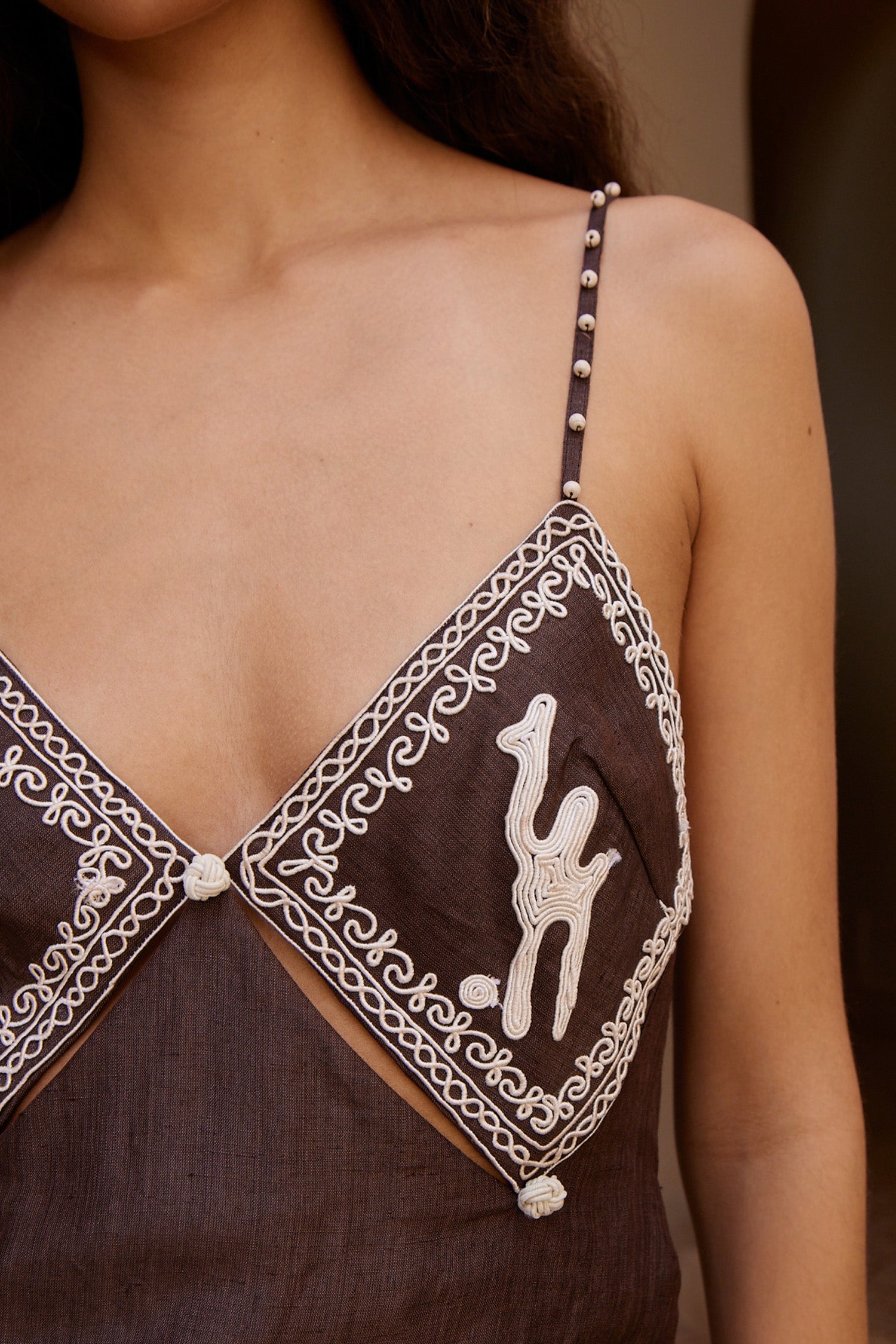 Leandra Corded Cami Top shirt Alèmais