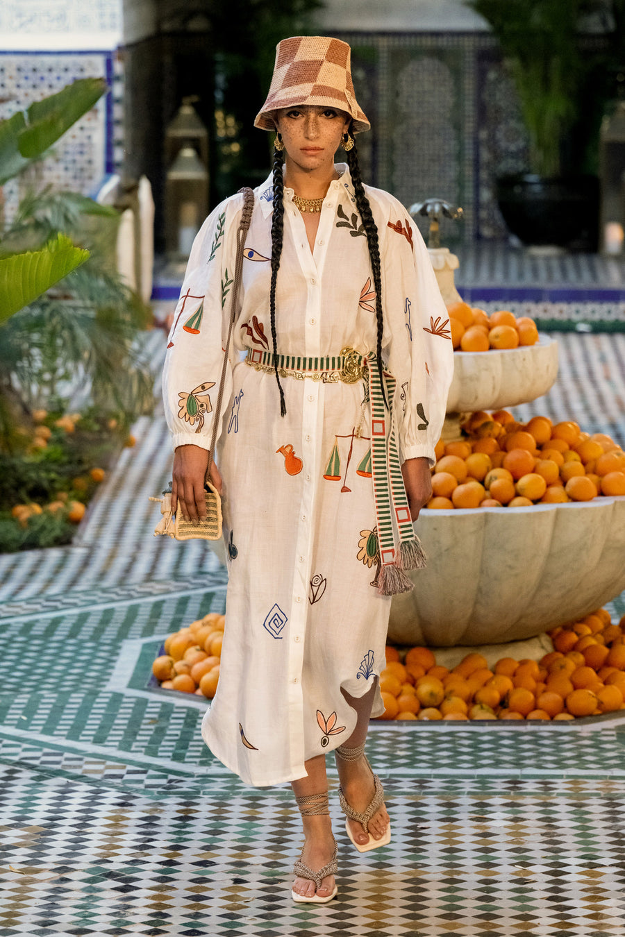 Mina Embroidered Shirtdress- Preorder Dresses Alèmais