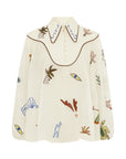 Mina Embroidered Blouse shirt ALEMAIS