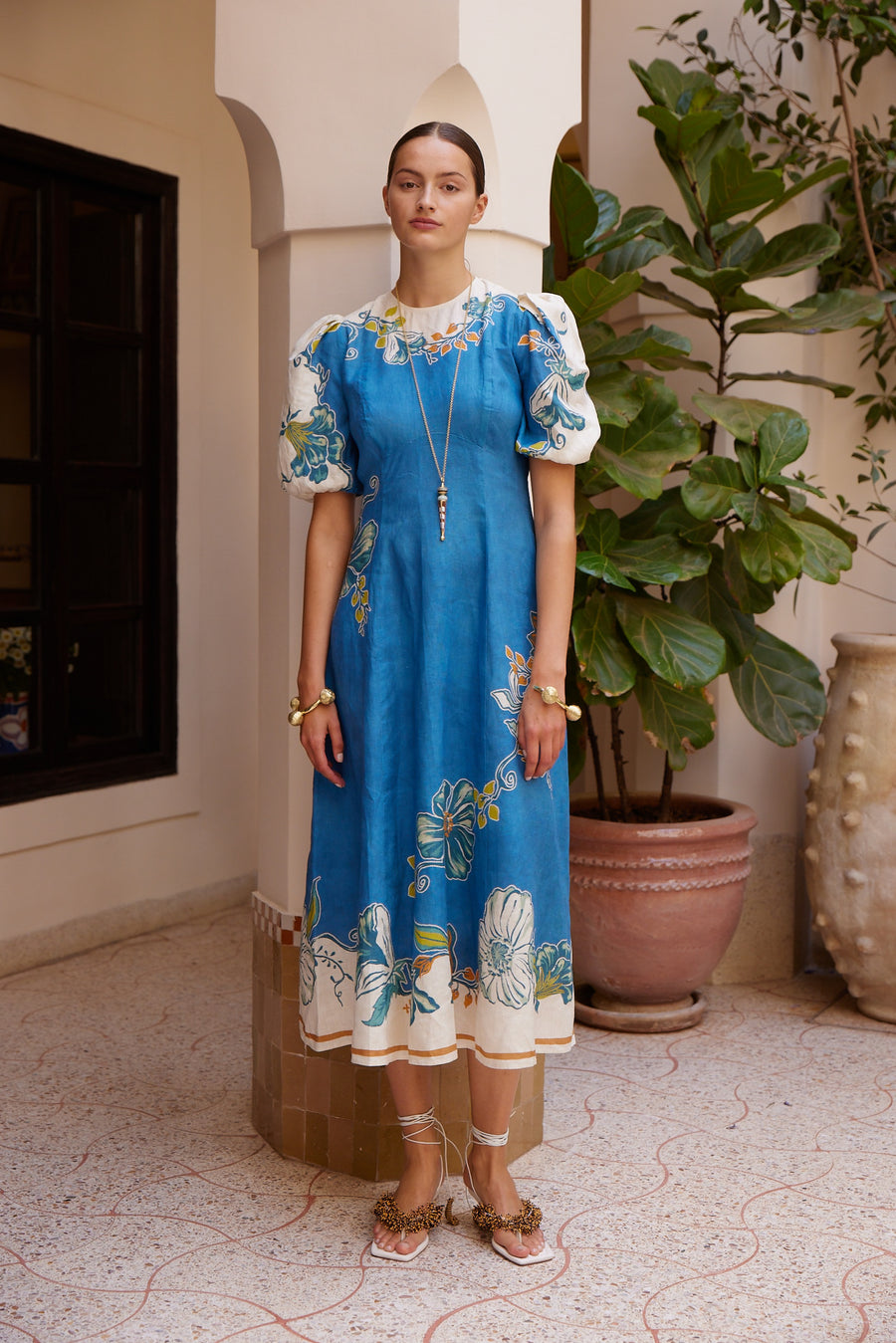 Luda Midi Dress- Preorder Dresses Alèmais