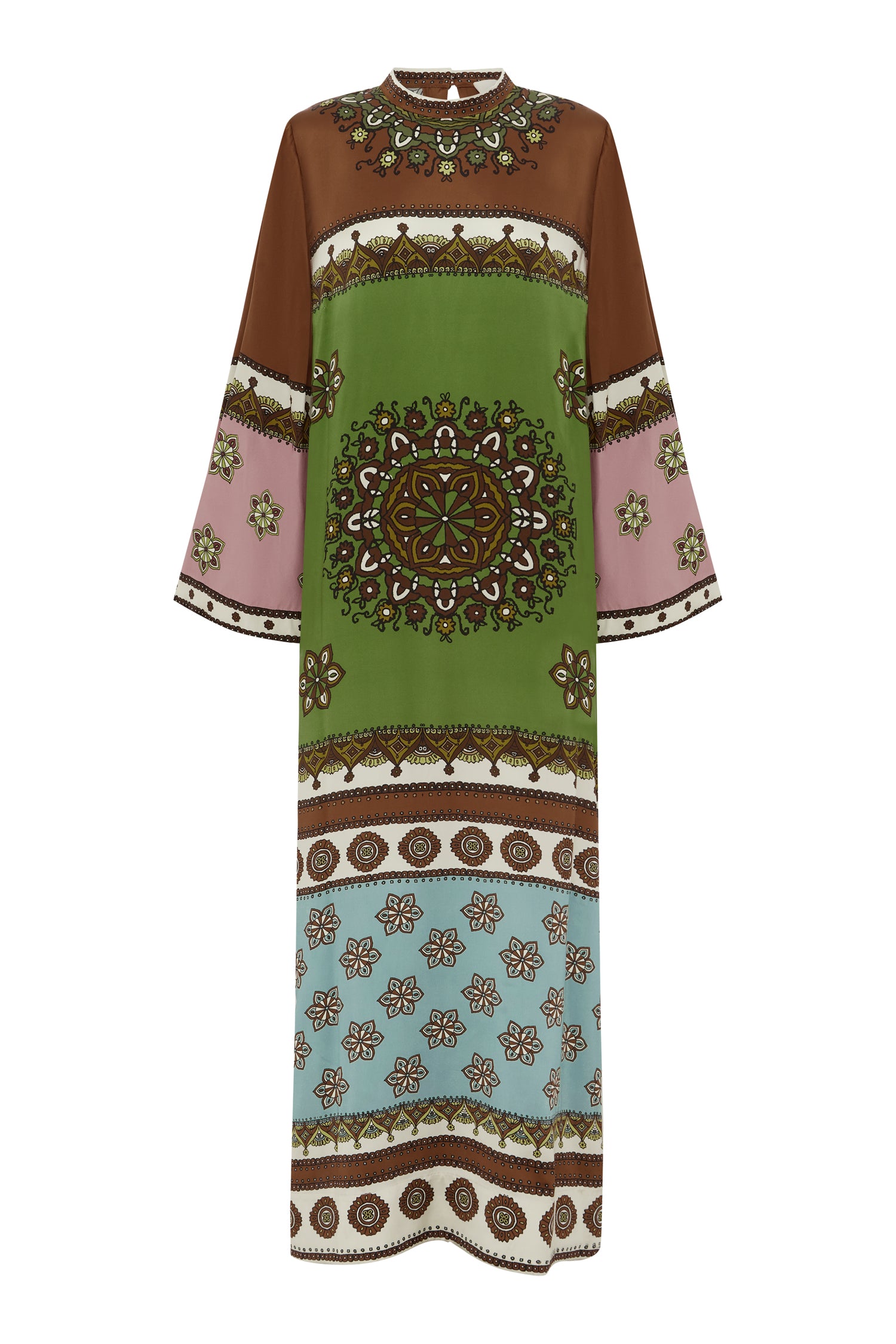 Contina Silk Midi Dress Dresses Alèmais