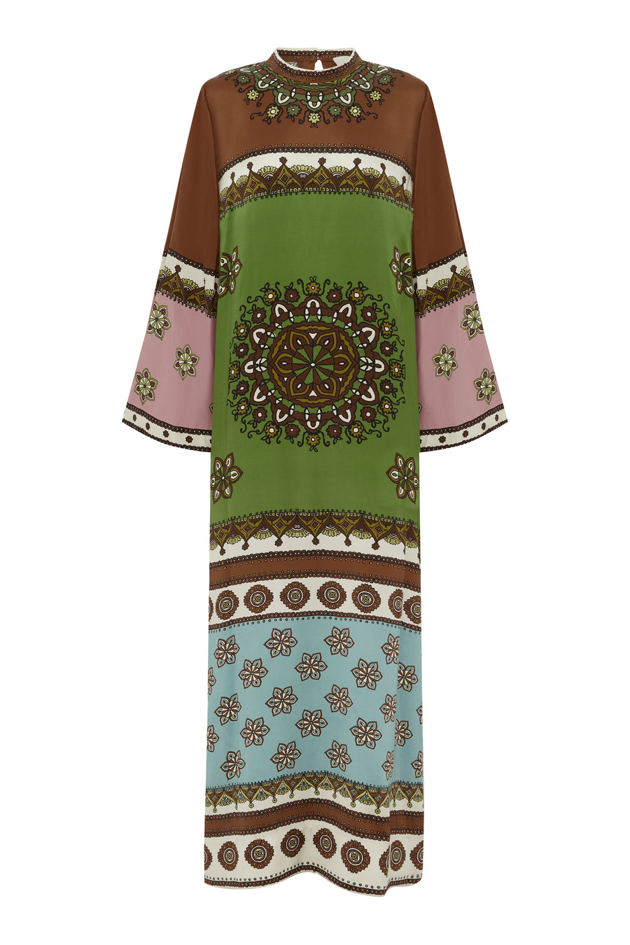 Contina Silk Midi Dress- Preorder Dresses Alèmais
