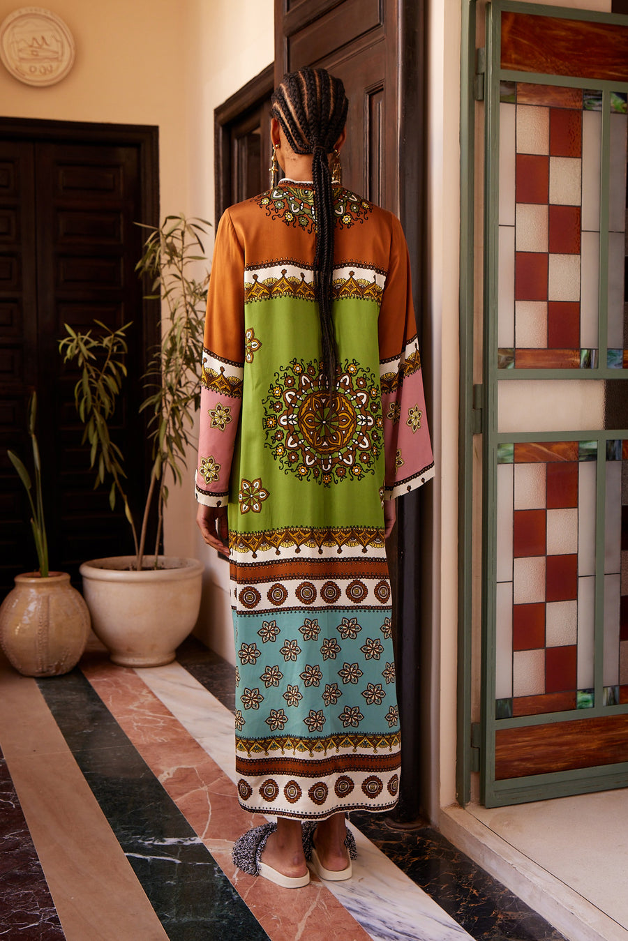Contina Silk Midi Dress- Preorder Dresses Alèmais