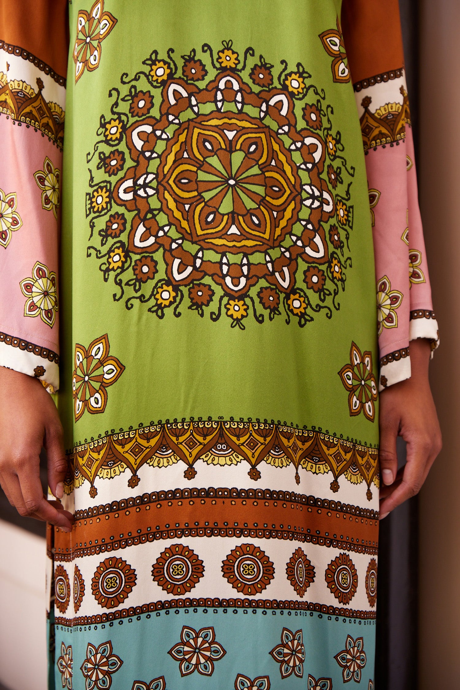 Contina Silk Midi Dress Dresses Alèmais