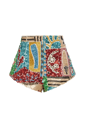 Jazz Embellished Corset Shorts