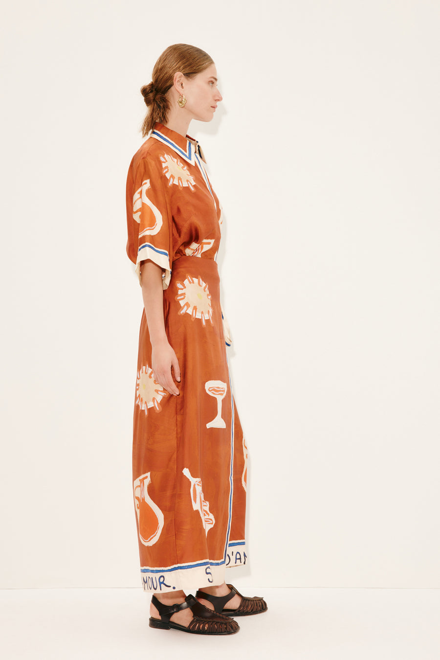 Soleil D'amour Silk Sarong Skirt- Preorder Skirts Alèmais