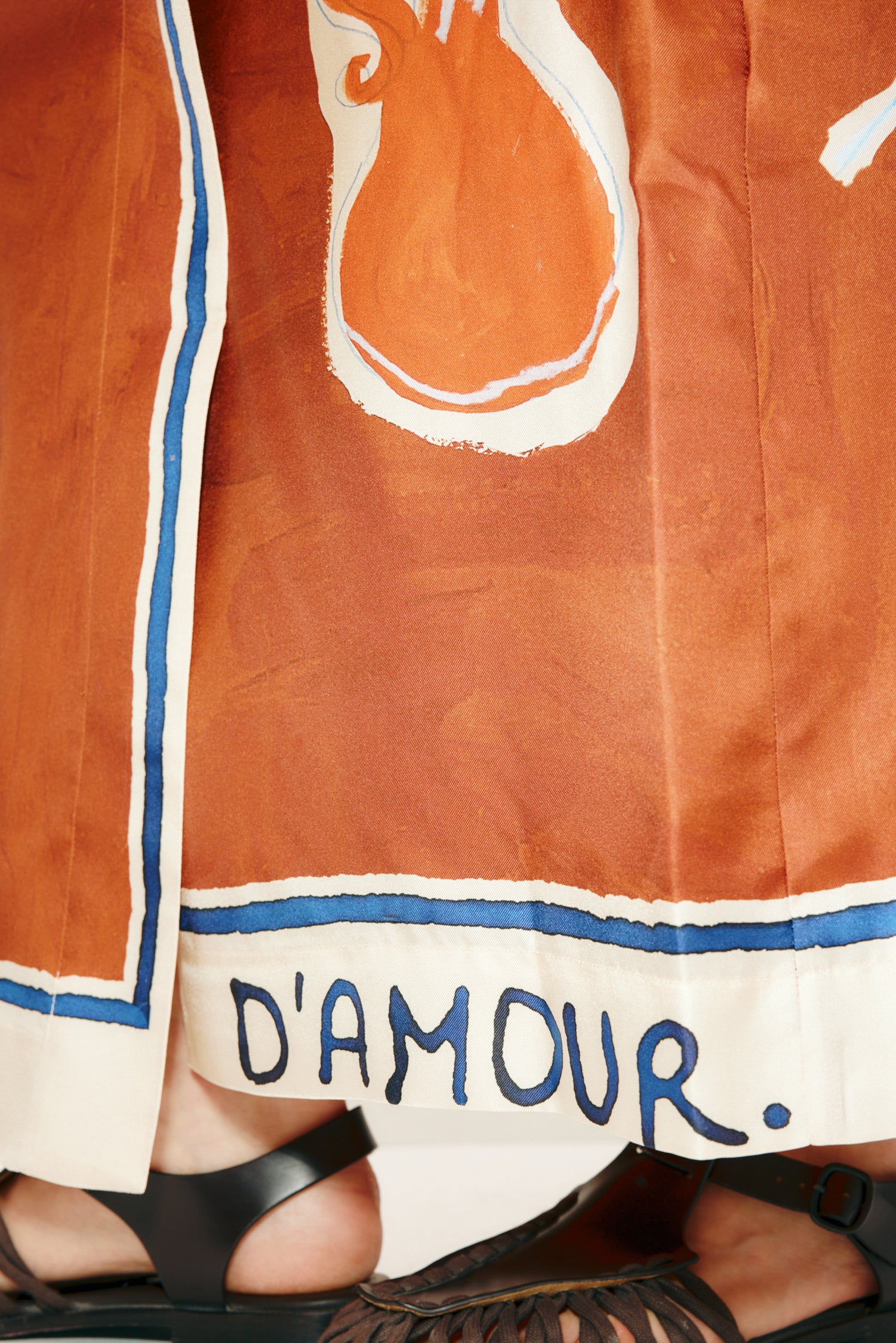 Soleil D'amour Silk Sarong Skirt Skirts Alèmais