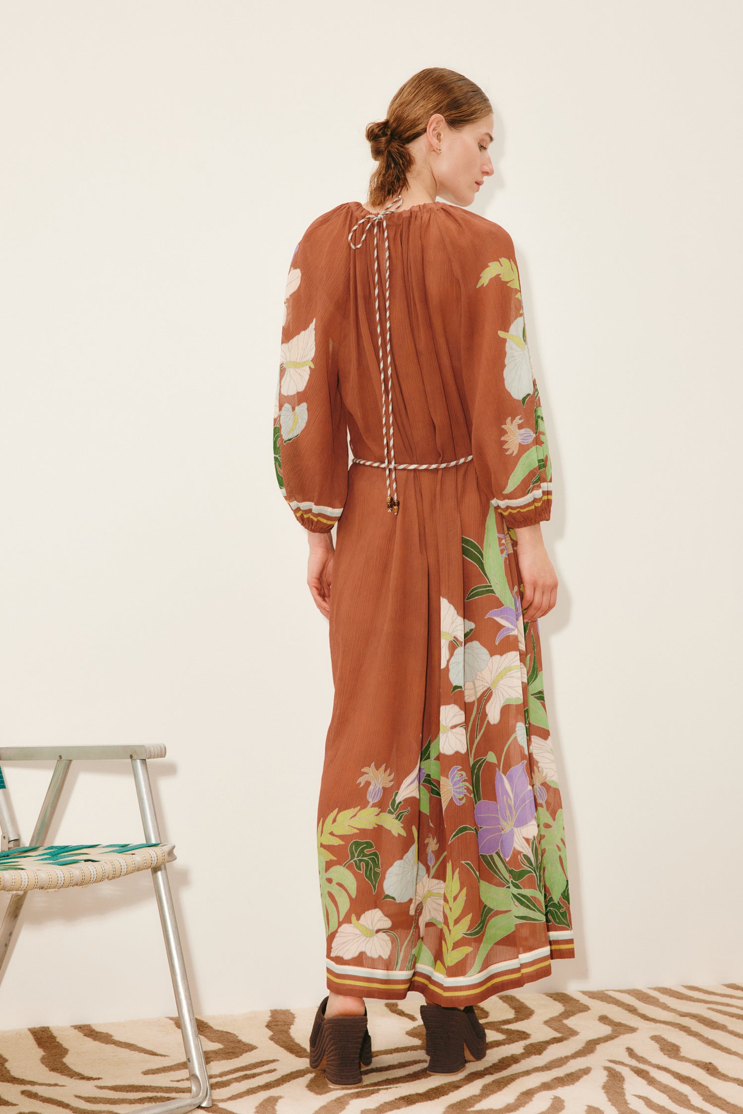 Alfie Ruched Midi Dress Dresses ALEMAIS