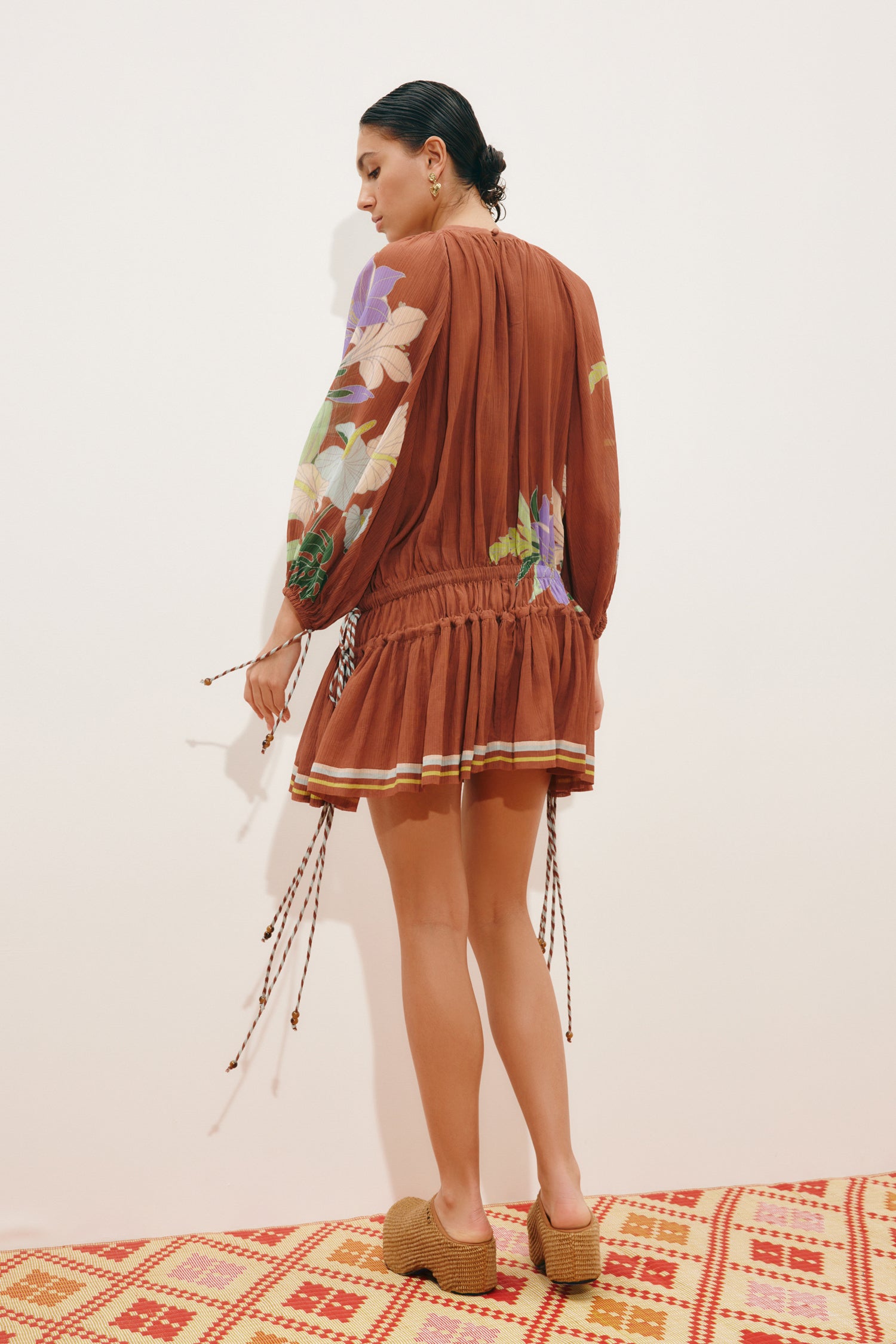 Alfie Ruched Mini Dress Dresses ALEMAIS