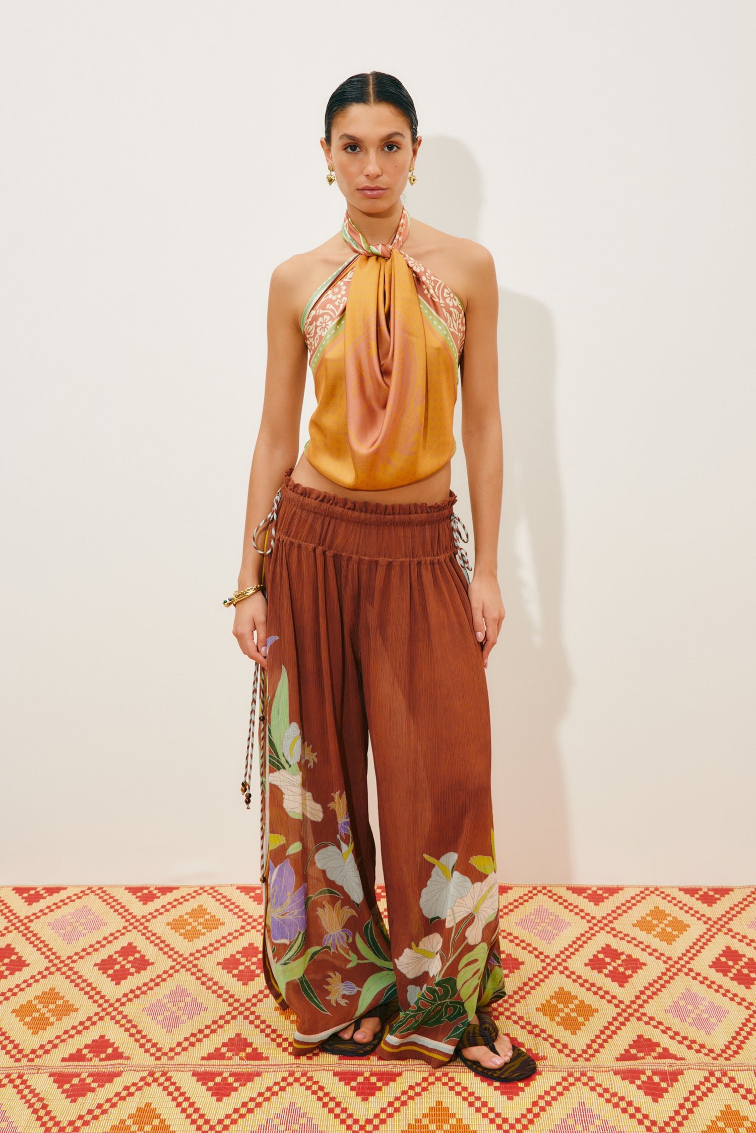 Alfie Ruched Pant Pants ALEMAIS