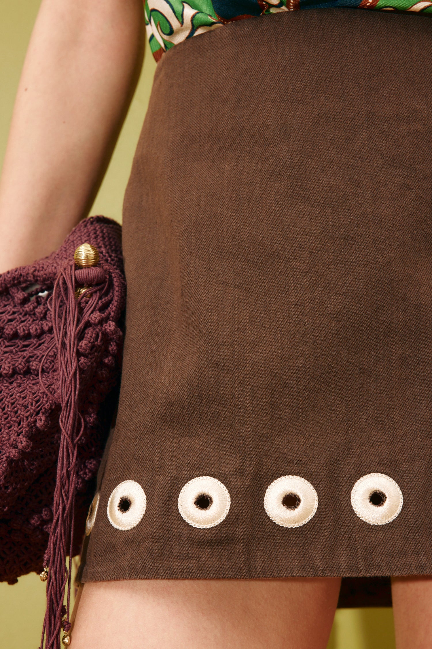 Tobe Denim Skirt Skirts ALEMAIS