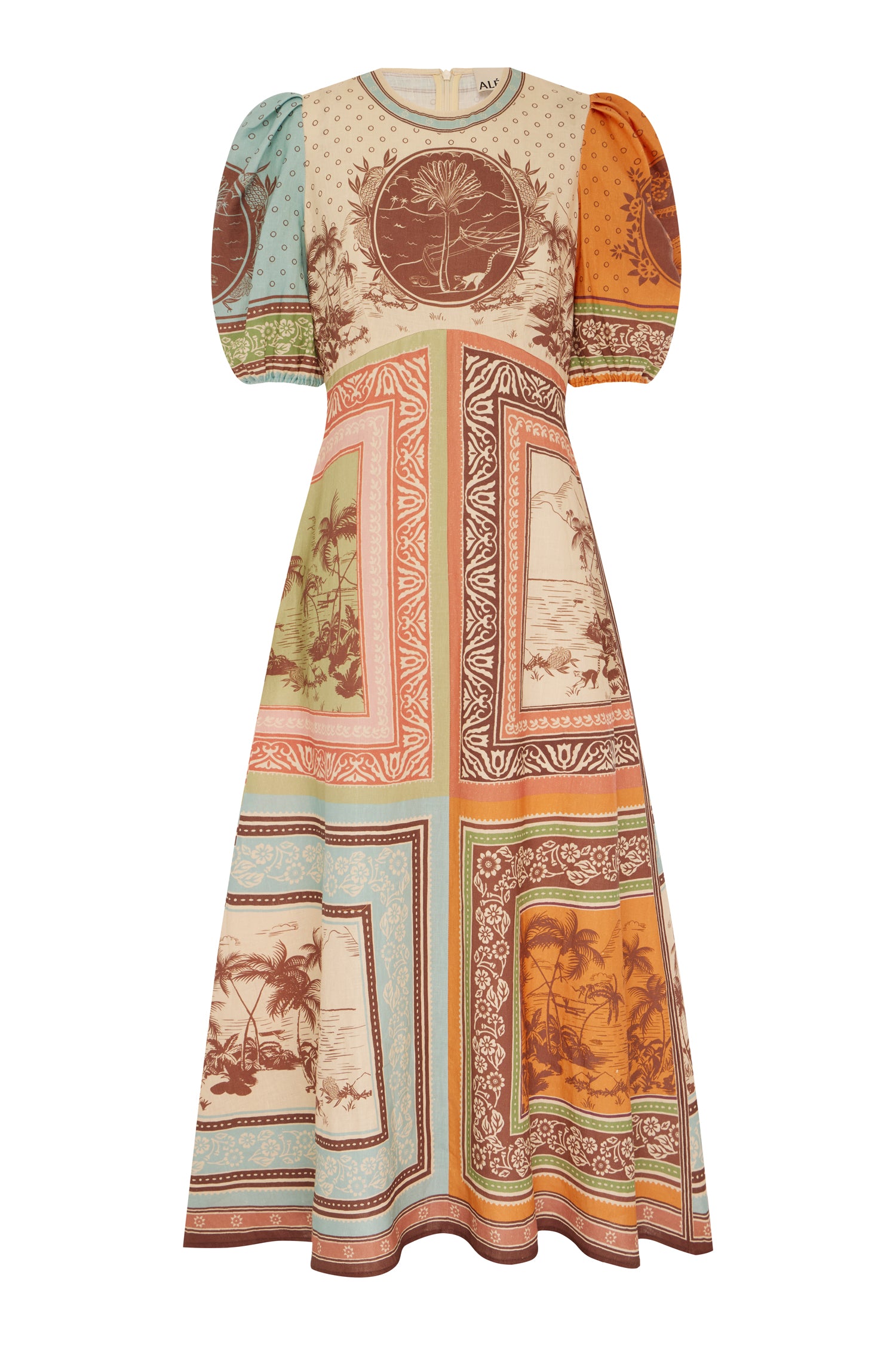 Alberta Midi Dress Dresses ALEMAIS