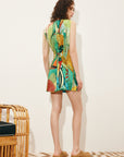 Mokshini Beaded Fringe Mini Dress Dresses ALEMAIS