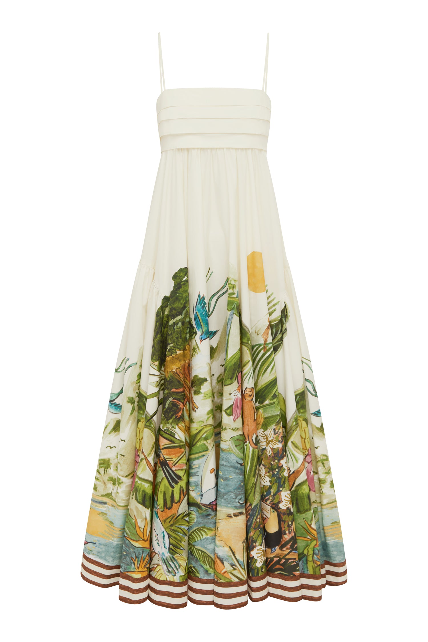 Toucan Tango Midi Dress Dresses ALEMAIS