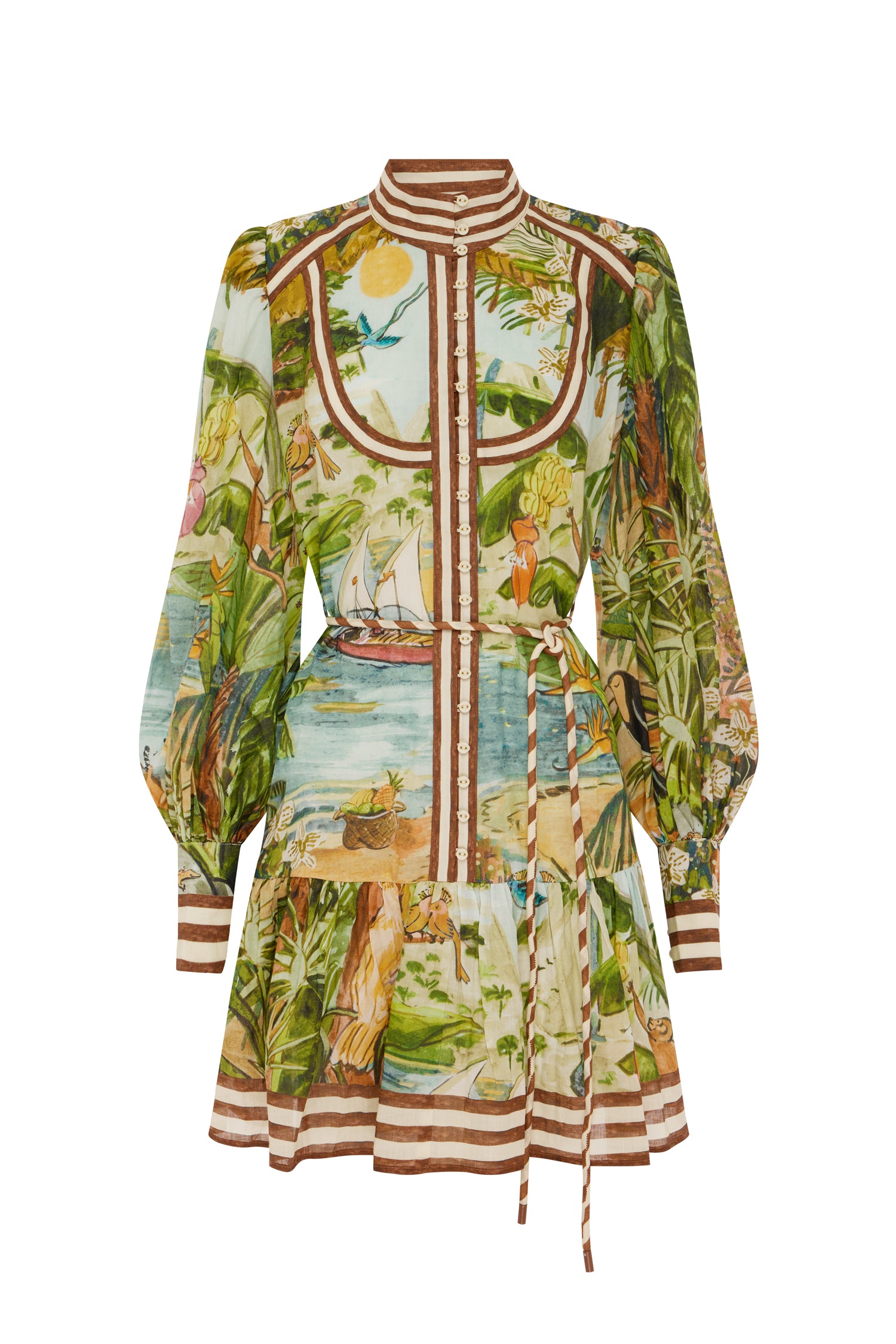 Toucan Tango Mini Dress Dresses ALEMAIS