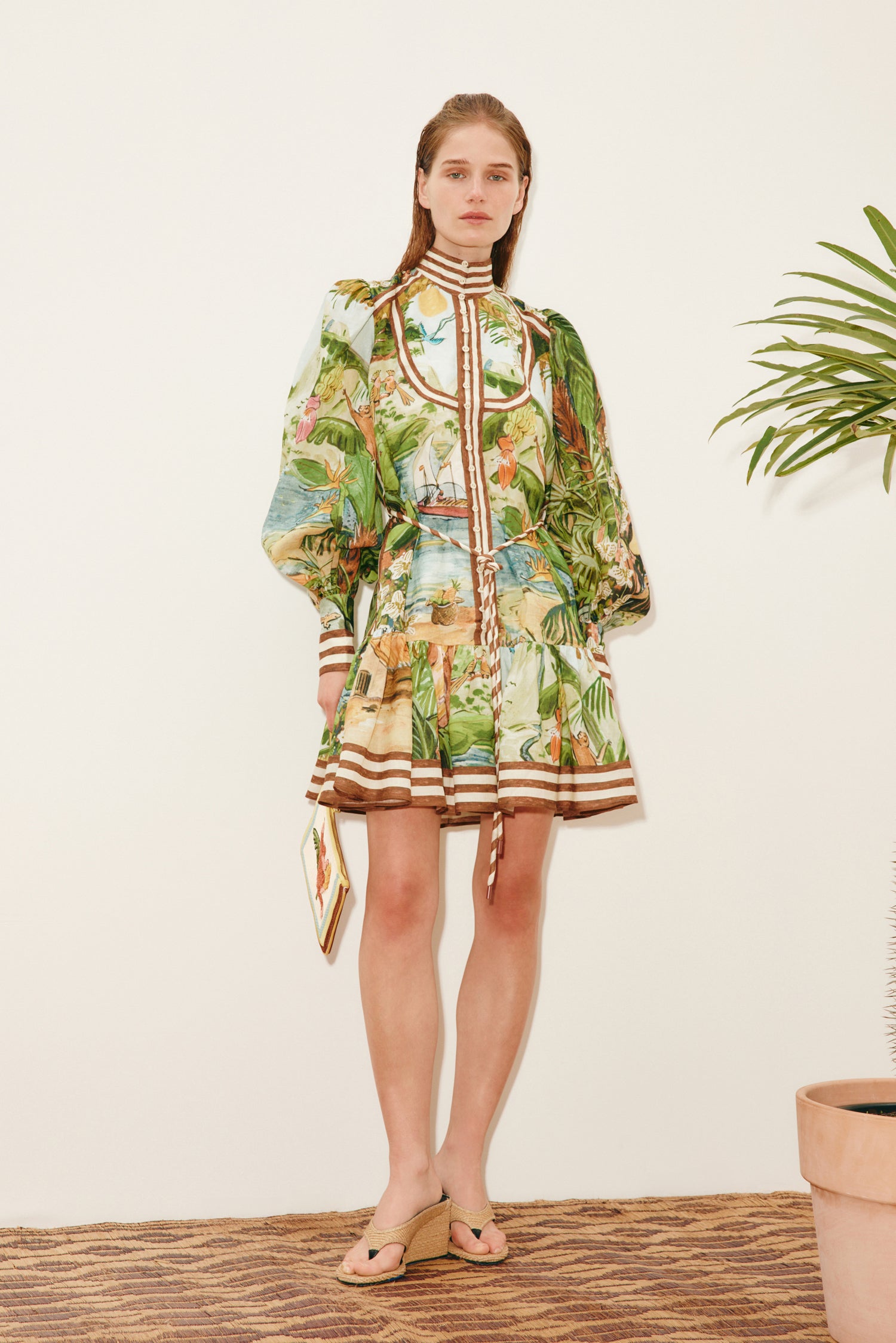 Toucan Tango Mini Dress Dresses ALEMAIS