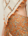 Marva Crochet Halter Midi Dress Dresses ALEMAIS