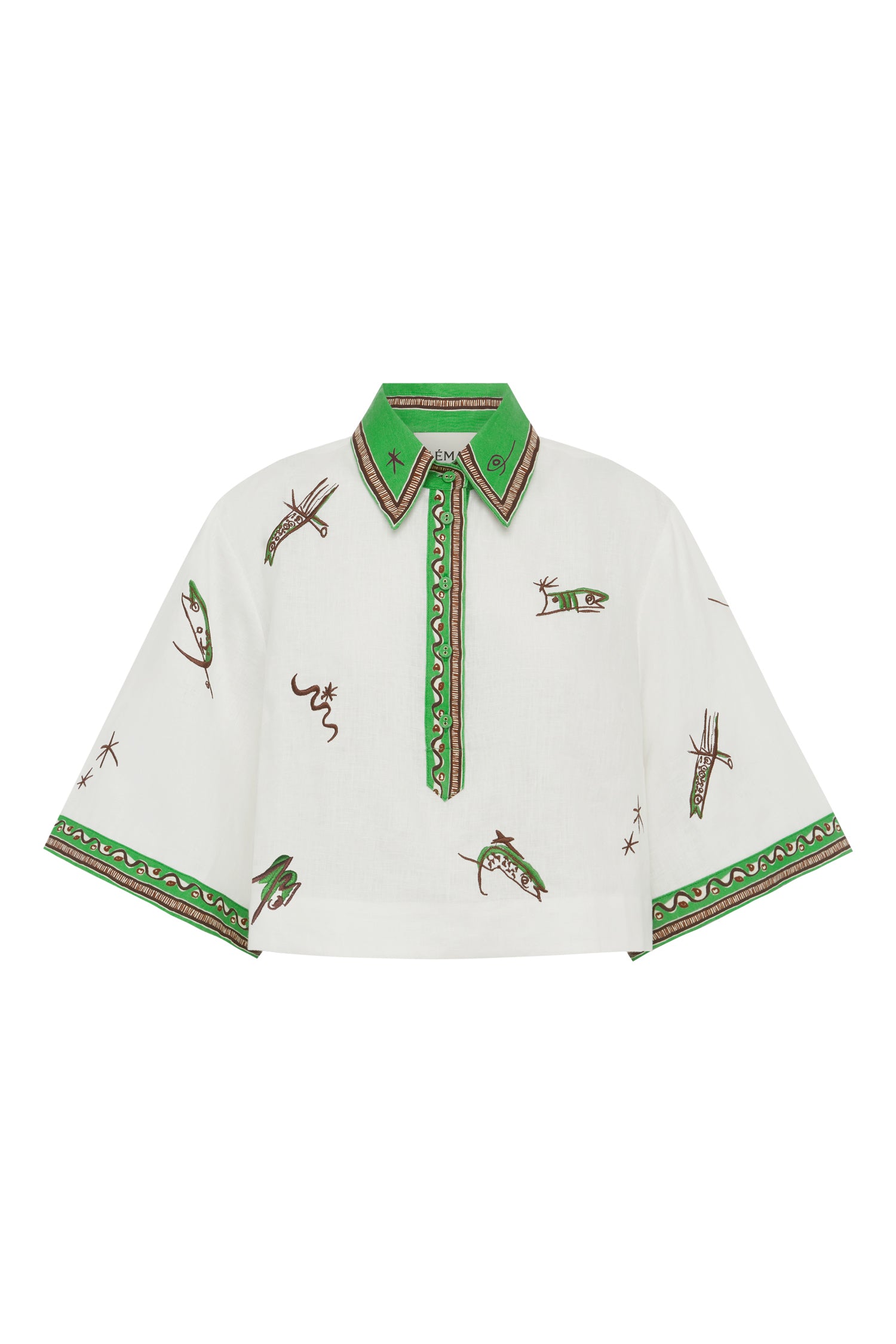 Wanda Embroidered Shirt shirt Alèmais