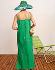 Wanda Embroidered Midi Dress Dresses Alèmais