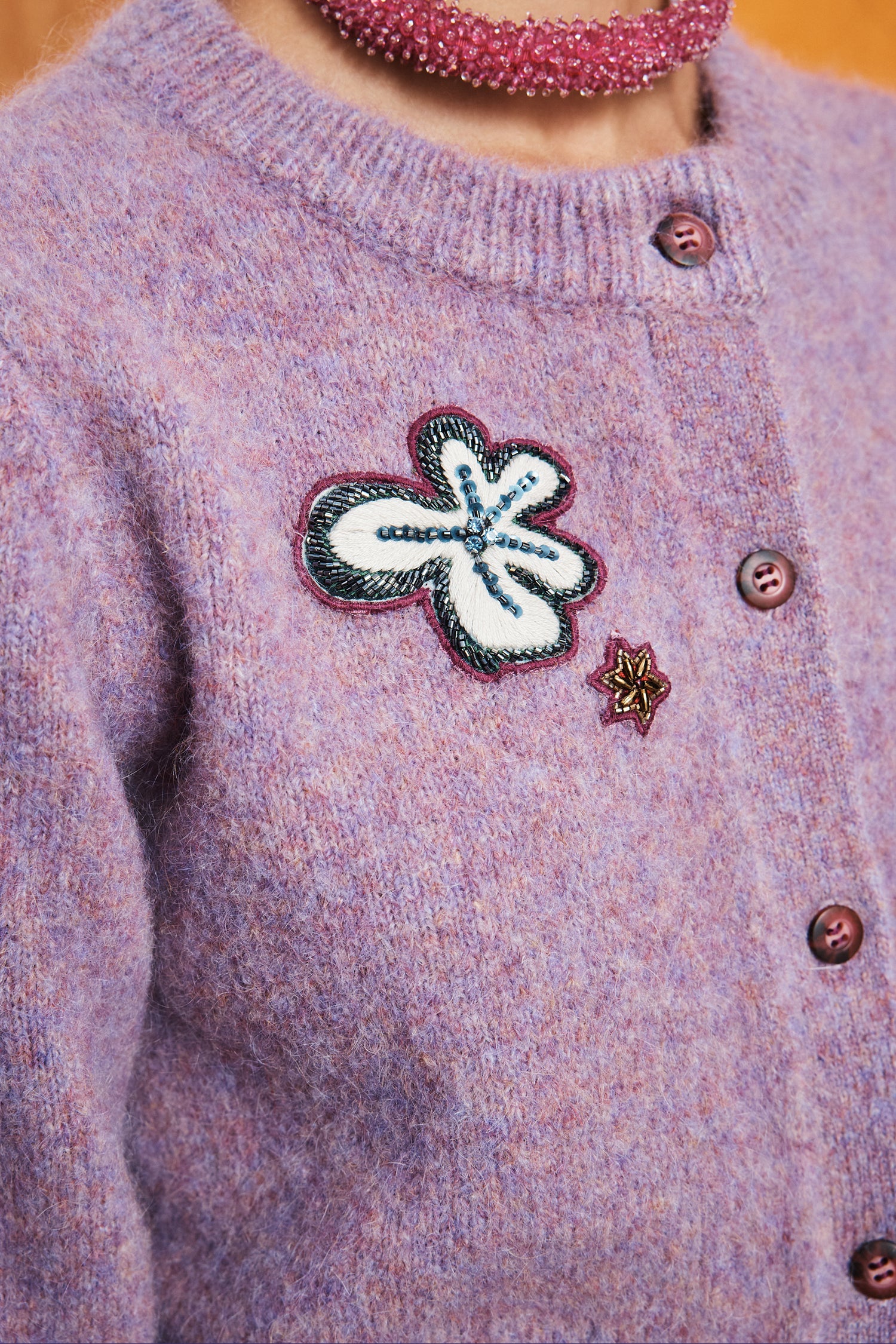 Reggie Cropped Cardigan jacket ALEMAIS