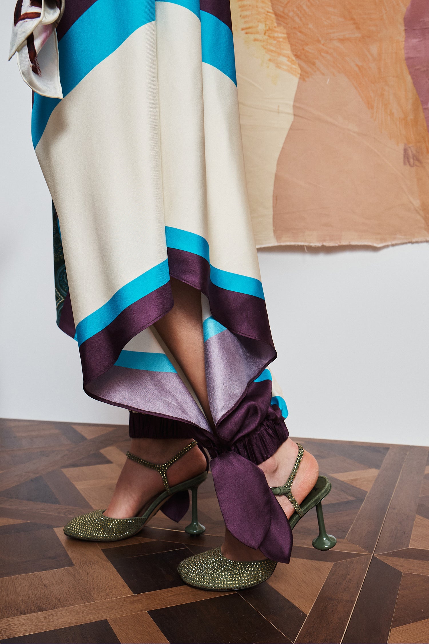 Joni Silk Pant Pants ALEMAIS