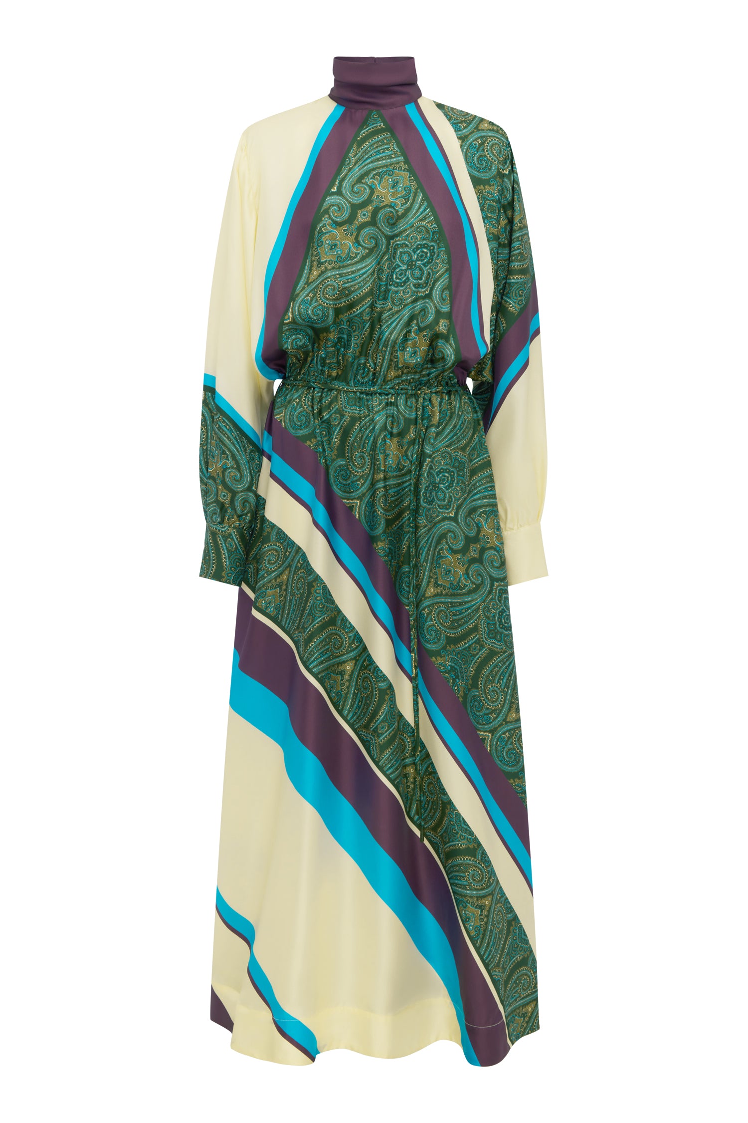 Joni Silk Midi Dress Dresses Alèmais
