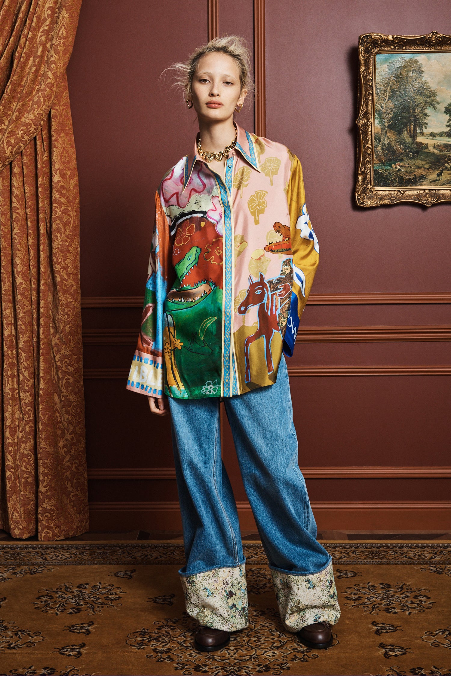 Mlak Silk Shirt shirt Alèmais