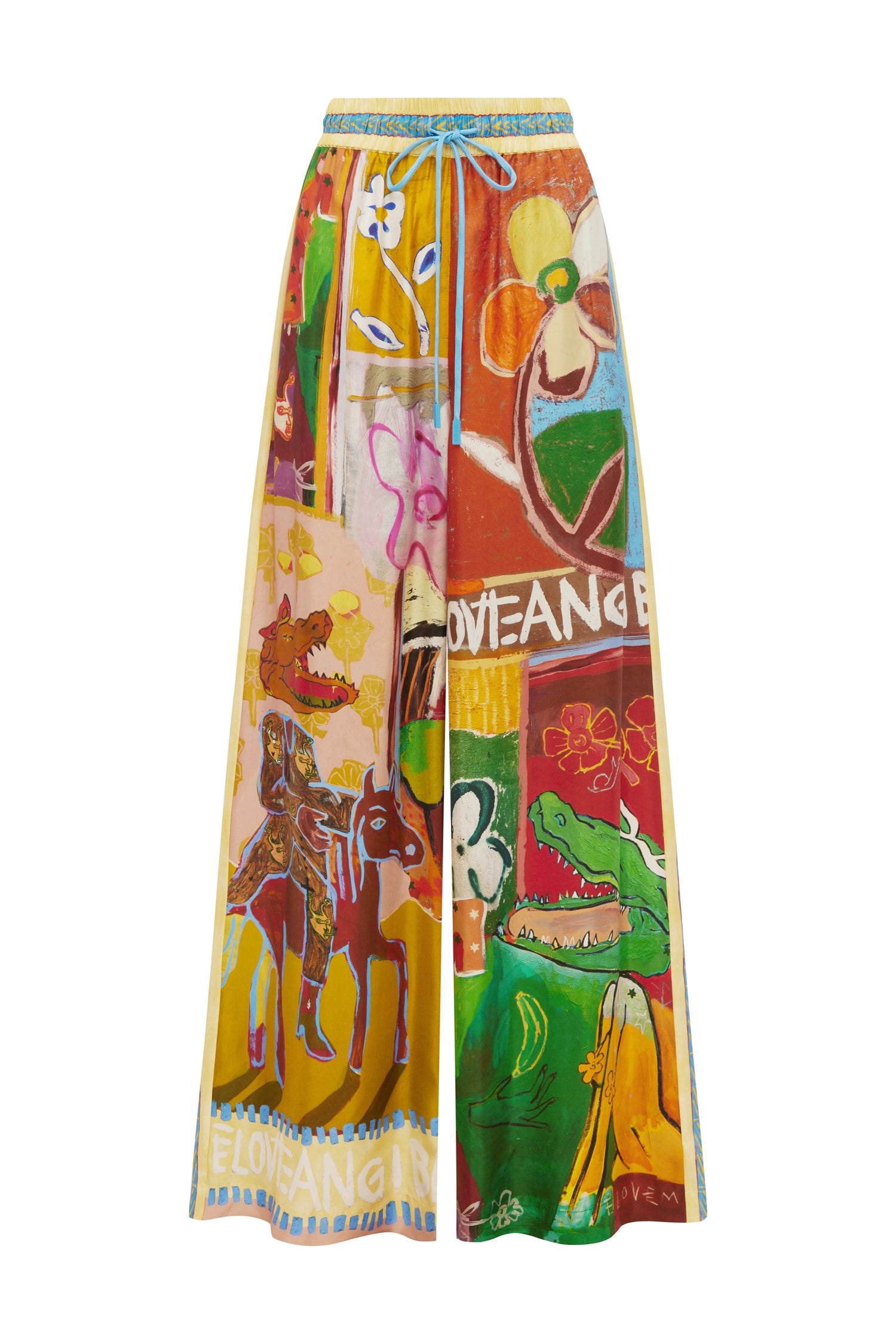 Mlak Silk Pant Pants ALEMAIS