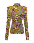 Joanna Ruched Top shirt Alèmais