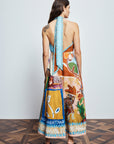 Mlak Halter Midi Dress Dresses ALEMAIS