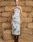 Odessa Embroidered Midi Dress Dresses Alèmais
